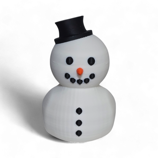 Snowman Duck – 3D Printed Christmas Dashboard Duck | Holiday Jeep Gift
