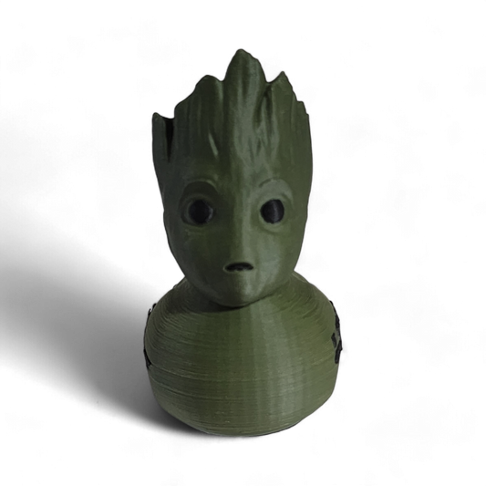 Groot Duck – Funny Space Guardian Jeep Duck | 3D Printed Dashboard Buddy | Handmade by Joyful Ducks
