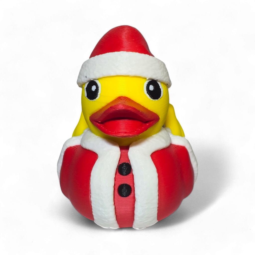 Santa Duck β 3D Printed Christmas Dashboard Duck | Holiday Jeep Gift