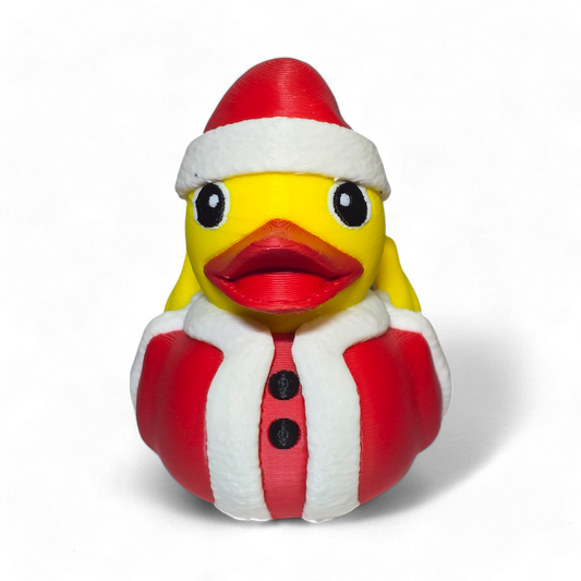 Santa Duck – 3D Printed Christmas Dashboard Duck | Holiday Jeep Gift