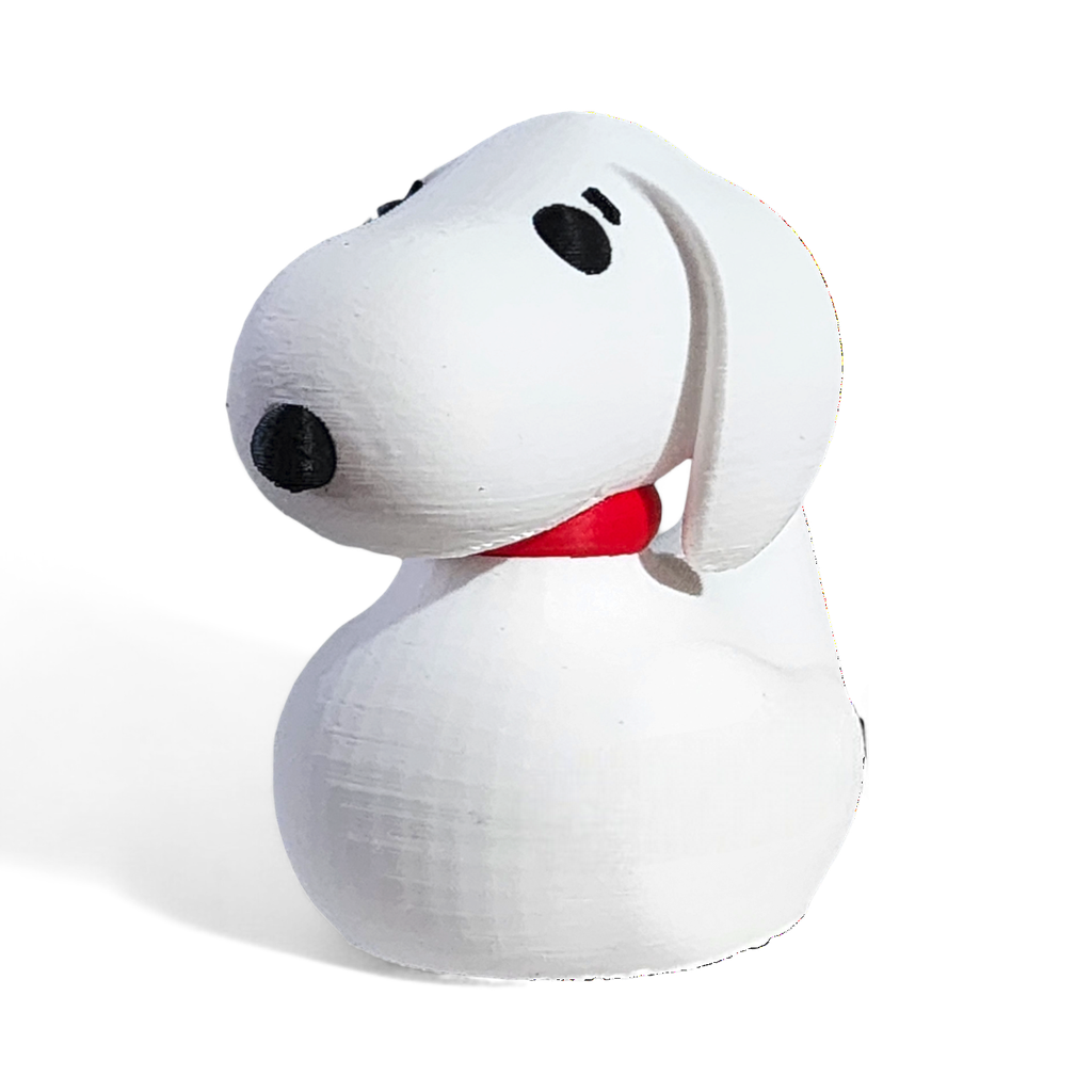 Cartoon Beagle Dog Duck – 3D Printed Collectible Duck Figurine