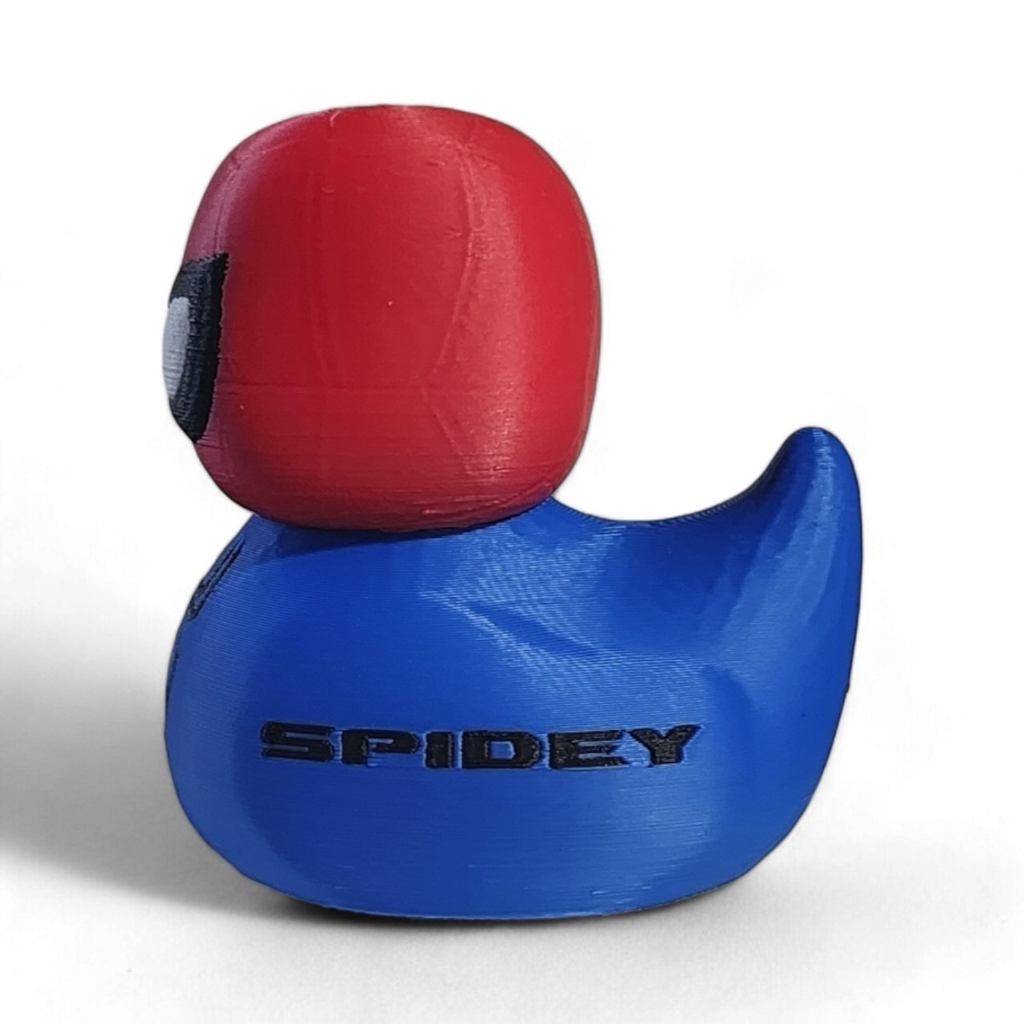 Web Crawler Duck – 3D Printed Superhero Collectible Figurine