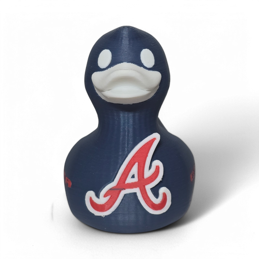 Atlanta Braves Duck-Joyful Ducks-offroad-duckduckjeep-wrangler-gladiator-3d-jeep duck-custom duck-Jeep