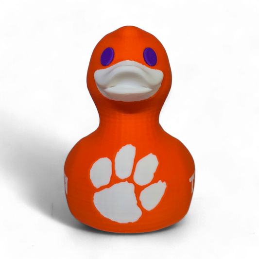 Clemson Tigers Duck-Joyful Ducks-offroad-duckduckjeep-wrangler-gladiator-3d-jeep duck-custom duck-Jeep