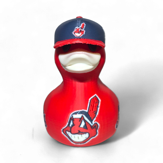 Cleveland Indians Duck-Joyful Ducks-offroad-duckduckjeep-wrangler-gladiator-3d-jeep duck-custom duck-Jeep