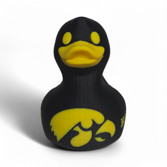 Iowa Hawkeyes Duck-Joyful Ducks-offroad-duckduckjeep-wrangler-gladiator-3d-jeep duck-custom duck-Jeep