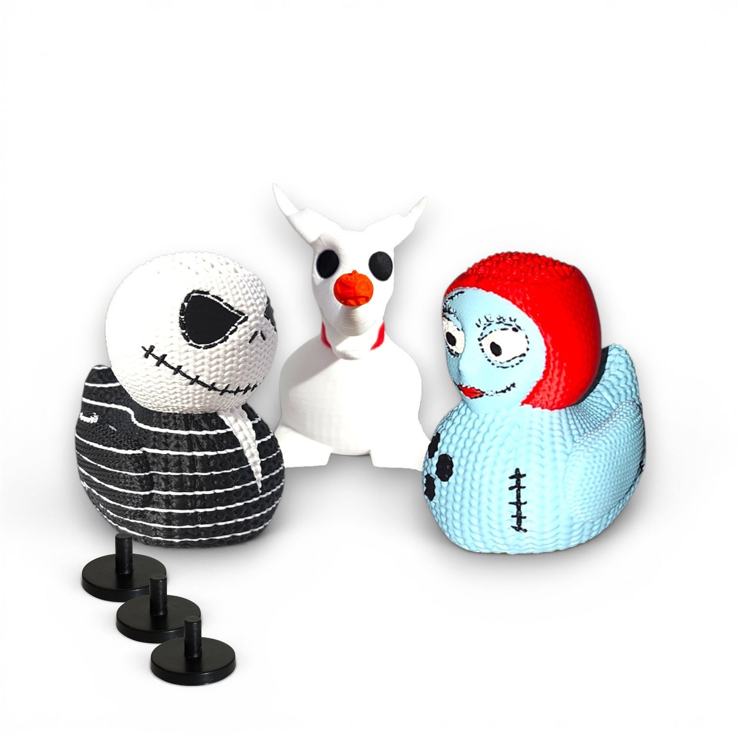 Jack, Sally & Zero Dog Inspired Ducks | 3D Printed Halloween Jeep Ducking Set-Joyful Ducks-offroad-duckduckjeep-wrangler-gladiator-3d-jeep duck-custom duck-Jeep