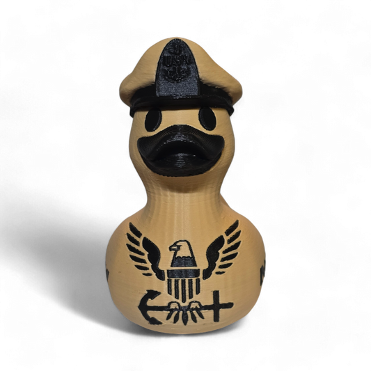 Navy Officer Duck-Joyful Ducks-offroad-duckduckjeep-wrangler-gladiator-3d-jeep duck-custom duck-Jeep