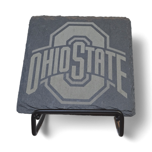 Ohio State Coaster Set of 5 Slate or 4 Wood & Metal-Joyful Ducks-offroad-duckduckjeep-wrangler-gladiator-3d-jeep duck-custom duck-Jeep