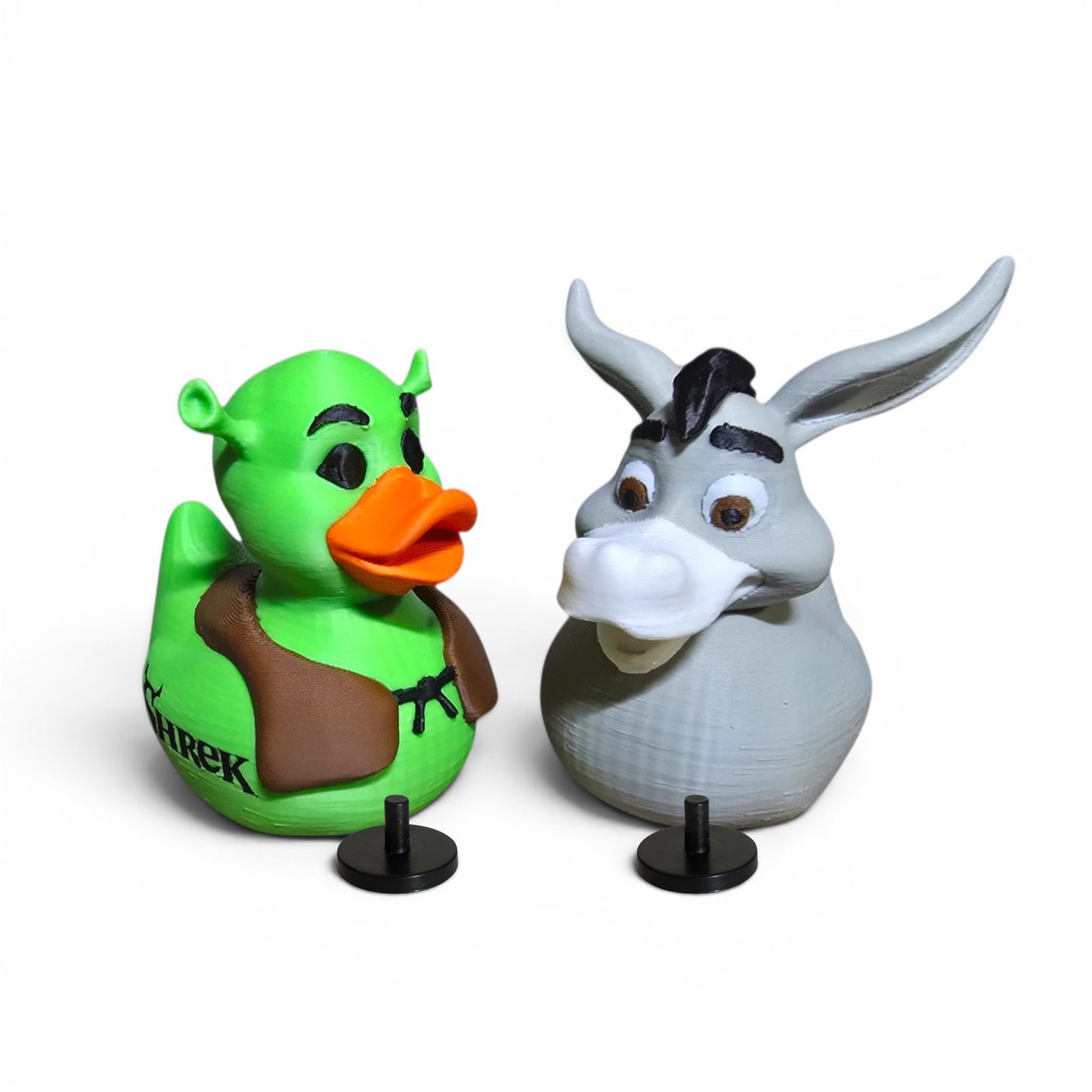 Shrek & Donkey Duck Set-Joyful Ducks-offroad-duckduckjeep-wrangler-gladiator-3d-jeep duck-custom duck-Jeep