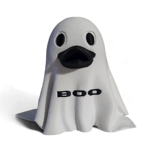 Ghost Duck – 3D Printed Halloween Duck Figurine