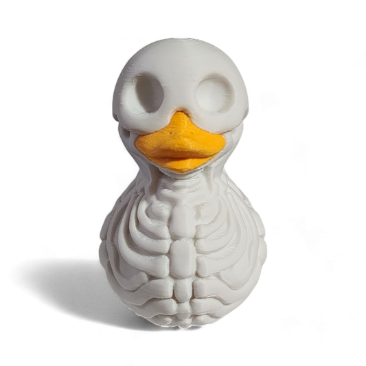 Skeleton Duck – 3D Printed Halloween Bone Collectible Figurine