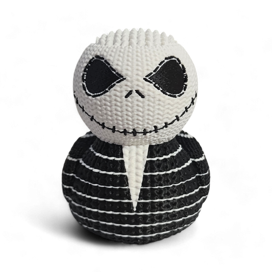 Jack Skellington Duck – Spooky Skeleton Jeep Duck | 3D Printed Halloween Collectible | Handmade by Joyful Ducks