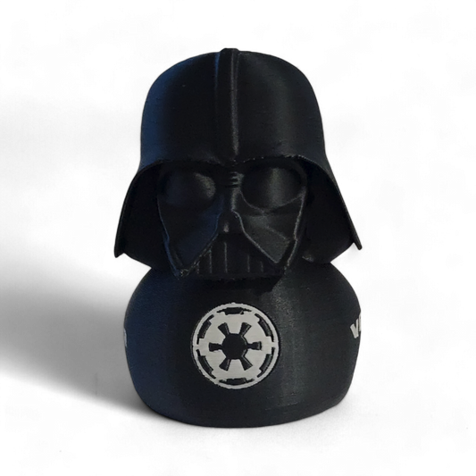 Vader Duck – Galactic Villain Jeep Duck | 3D Printed Dashboard Buddy | Handmade by Joyful Ducks