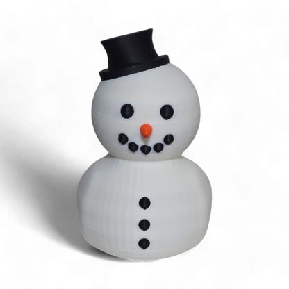 Snowman Duck – 3D Printed Christmas Dashboard Duck | Holiday Jeep Gift
