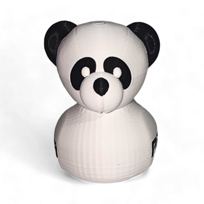 Panda Duck – 3D Printed Dashboard Duck | Cute Animal Jeep Gift