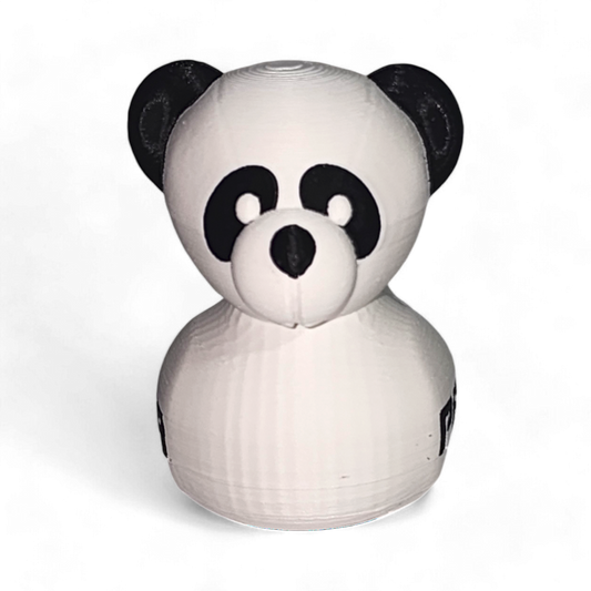Panda Duck – 3D Printed Dashboard Duck | Cute Animal Jeep Gift