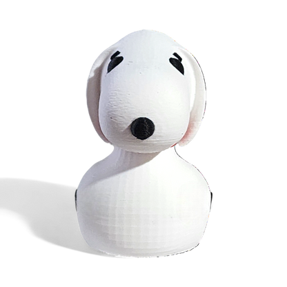 Cartoon Beagle Dog Duck – 3D Printed Collectible Duck Figurine