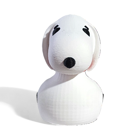 Cartoon Beagle Dog Duck – 3D Printed Collectible Duck Figurine