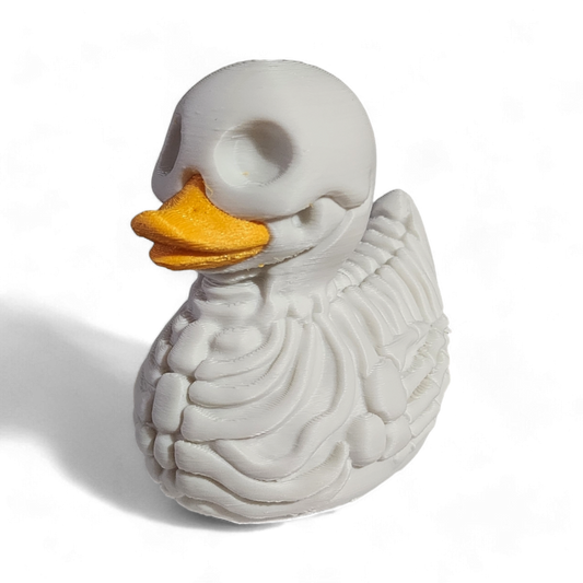 Skeleton Duck – 3D Printed Halloween Bone Collectible Figurine