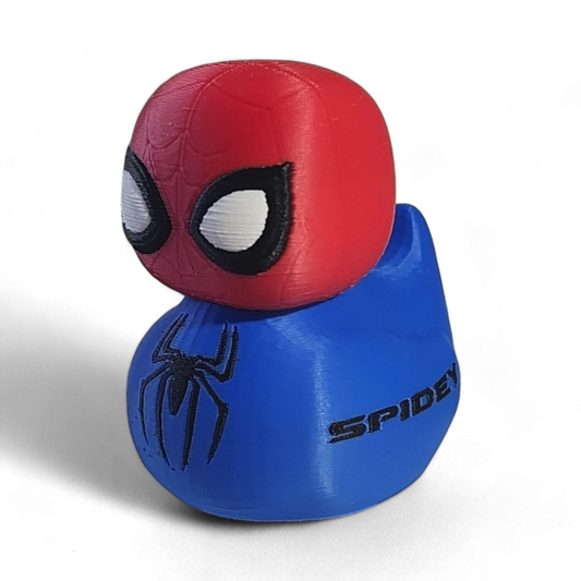 Web Crawler Duck – 3D Printed Superhero Collectible Figurine