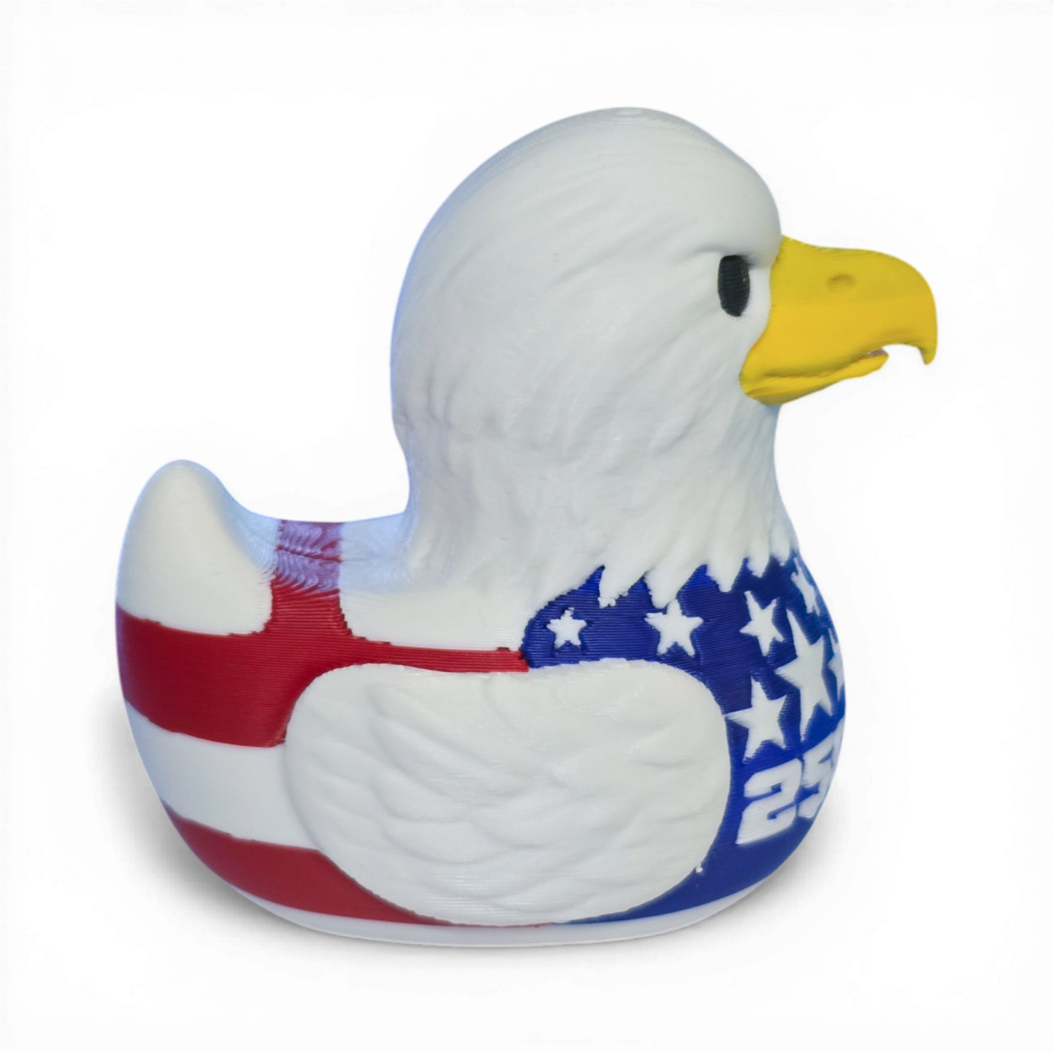America 250th Anniversary Bald Eagle-Joyful Ducks-offroad-duckduckjeep-wrangler-gladiator-3d-jeep duck-custom duck-Jeep