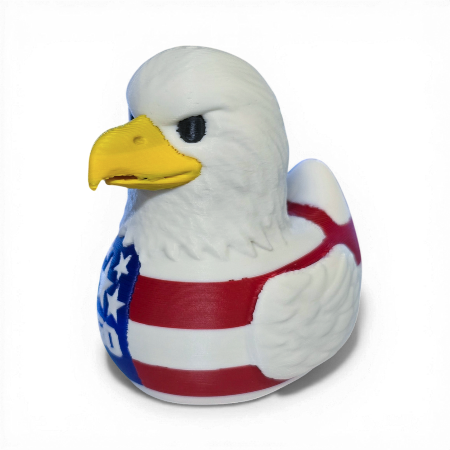 America 250th Anniversary Bald Eagle-Joyful Ducks-offroad-duckduckjeep-wrangler-gladiator-3d-jeep duck-custom duck-Jeep