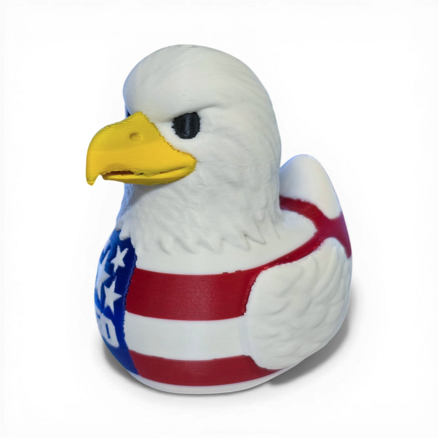 America 250th Anniversary Bald Eagle-Joyful Ducks-offroad-duckduckjeep-wrangler-gladiator-3d-jeep duck-custom duck-Jeep