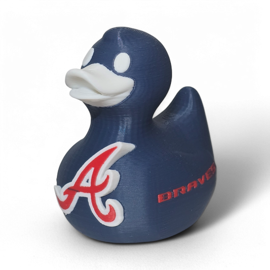 Atlanta Braves Duck-Joyful Ducks-offroad-duckduckjeep-wrangler-gladiator-3d-jeep duck-custom duck-Jeep