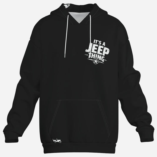 Black Jeep Hoodie-Joyful Ducks-offroad-duckduckjeep-wrangler-gladiator-3d-jeep duck-custom duck-Jeep