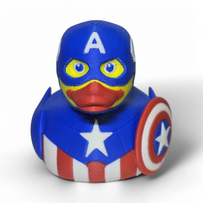 Captain America Duck-Joyful Ducks-offroad-duckduckjeep-wrangler-gladiator-3d-jeep duck-custom duck-Jeep
