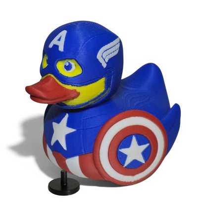 Captain America Duck-Joyful Ducks-offroad-duckduckjeep-wrangler-gladiator-3d-jeep duck-custom duck-Jeep