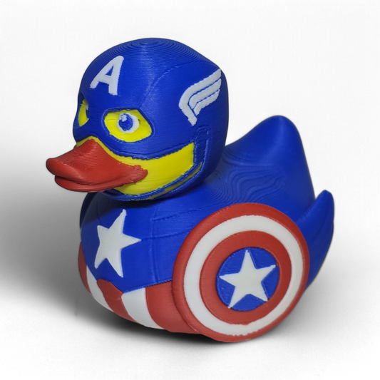 Captain America Duck-Joyful Ducks-offroad-duckduckjeep-wrangler-gladiator-3d-jeep duck-custom duck-Jeep
