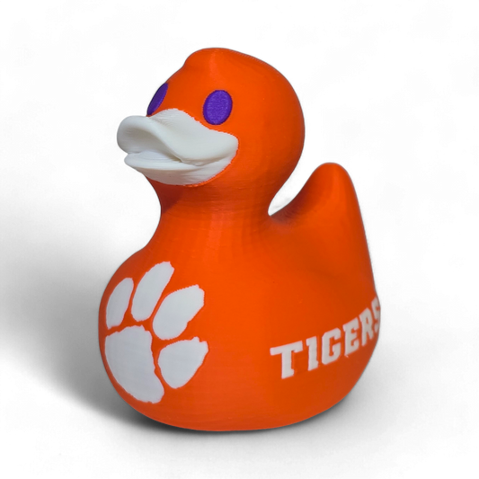 Clemson Tigers Duck-Joyful Ducks-offroad-duckduckjeep-wrangler-gladiator-3d-jeep duck-custom duck-Jeep