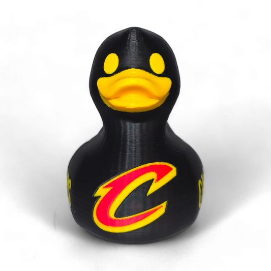 Cleveland Cavaliers Duck-Joyful Ducks-offroad-duckduckjeep-wrangler-gladiator-3d-jeep duck-custom duck-Jeep