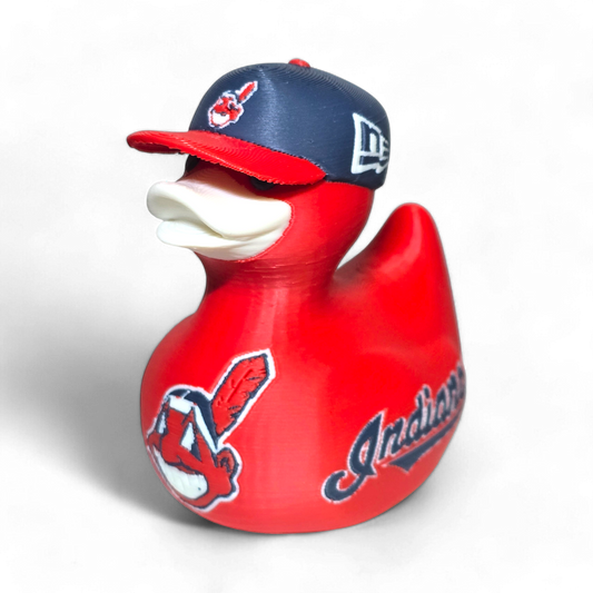 Cleveland Indians Duck-Joyful Ducks-offroad-duckduckjeep-wrangler-gladiator-3d-jeep duck-custom duck-Jeep