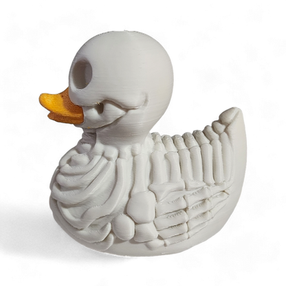 Skeleton Duck – 3D Printed Halloween Bone Collectible Figurine