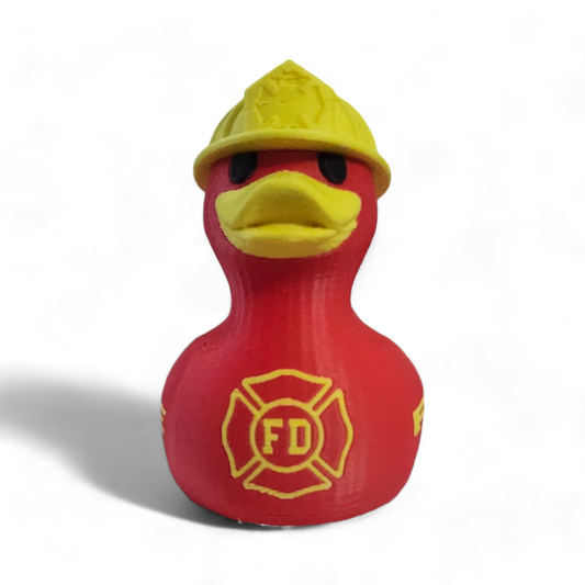 Firefighter Duck-Joyful Ducks-offroad-duckduckjeep-wrangler-gladiator-3d-jeep duck-custom duck-Jeep