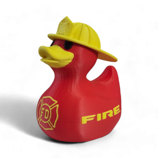 Firefighter Duck-Joyful Ducks-offroad-duckduckjeep-wrangler-gladiator-3d-jeep duck-custom duck-Jeep
