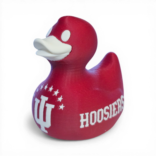 Indiana Hoosiers Duck-Joyful Ducks-offroad-duckduckjeep-wrangler-gladiator-3d-jeep duck-custom duck-Jeep