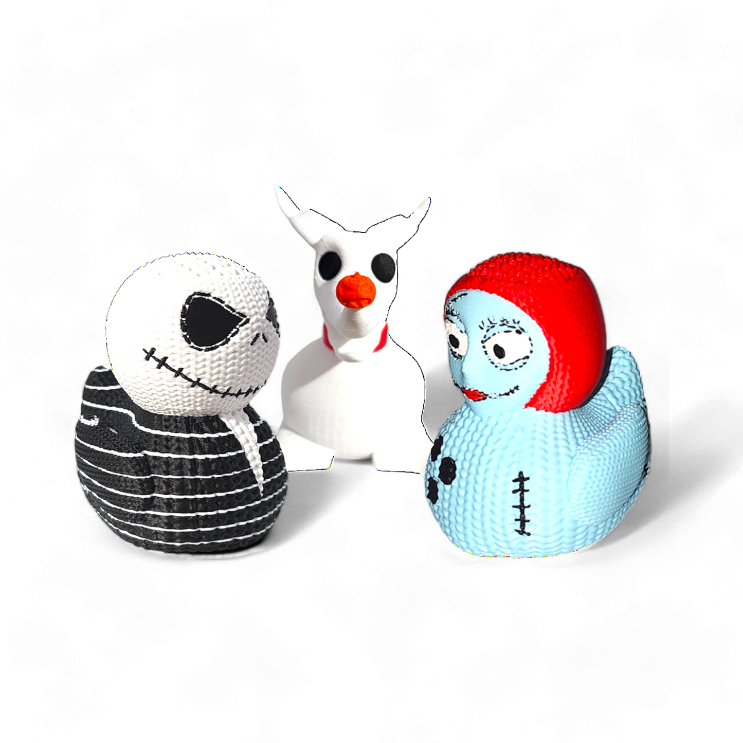 Jack, Sally & Zero Dog Inspired Ducks | 3D Printed Halloween Jeep Ducking Set-Joyful Ducks-offroad-duckduckjeep-wrangler-gladiator-3d-jeep duck-custom duck-Jeep