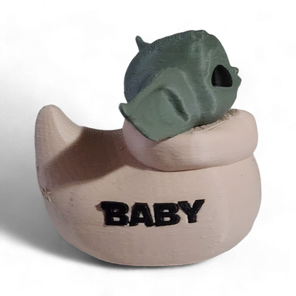 Mandalorian & Grogu (Baby Yoda) Duck Bundle-Joyful Ducks-offroad-duckduckjeep-wrangler-gladiator-3d-jeep duck-custom duck-Jeep