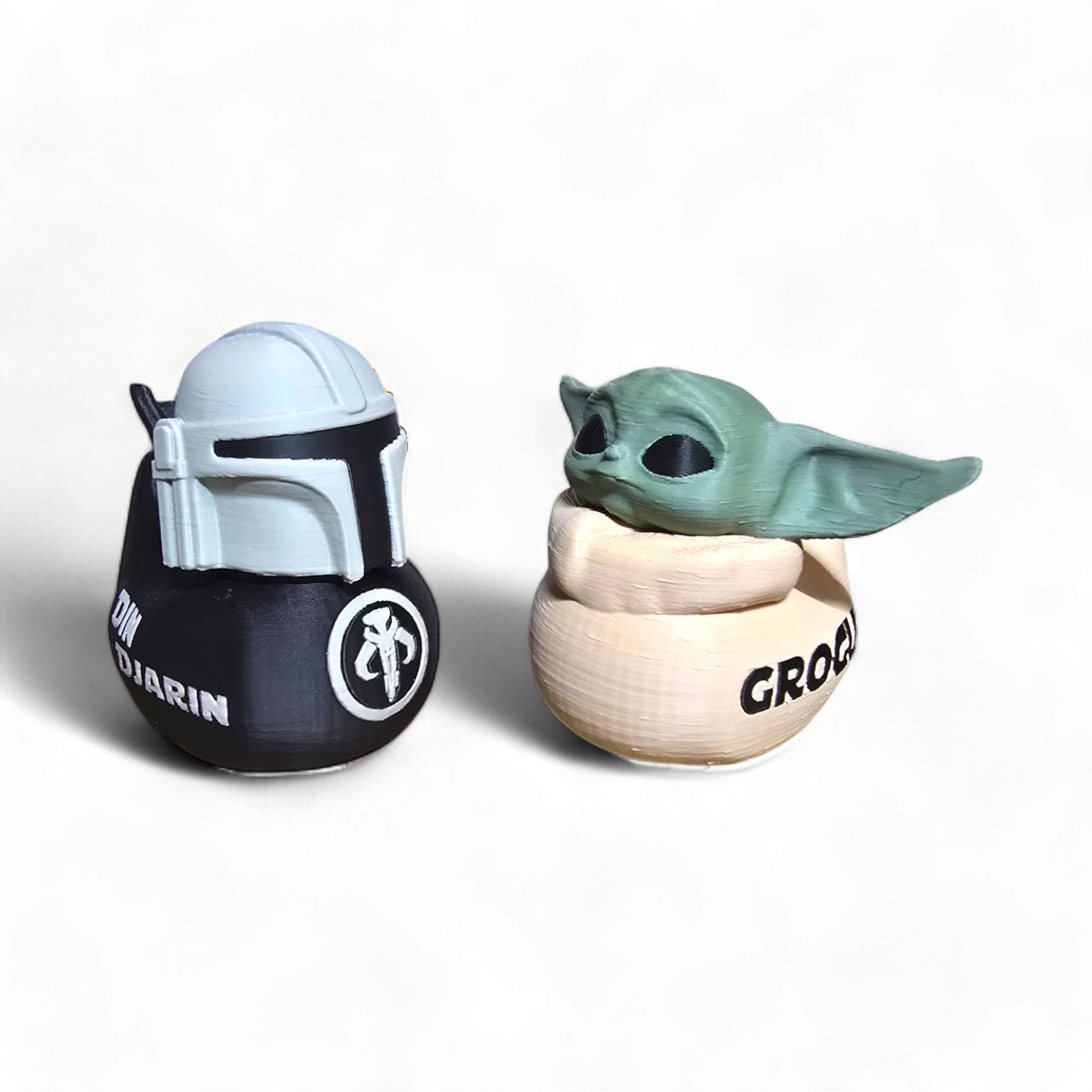 Mandalorian & Grogu (Baby Yoda) Duck Bundle-Joyful Ducks-offroad-duckduckjeep-wrangler-gladiator-3d-jeep duck-custom duck-Jeep