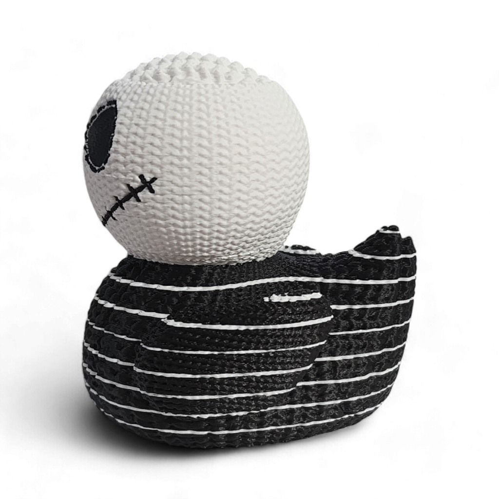 Spooky Skeleton Duck – 3D Printed Halloween Collectible Figurine