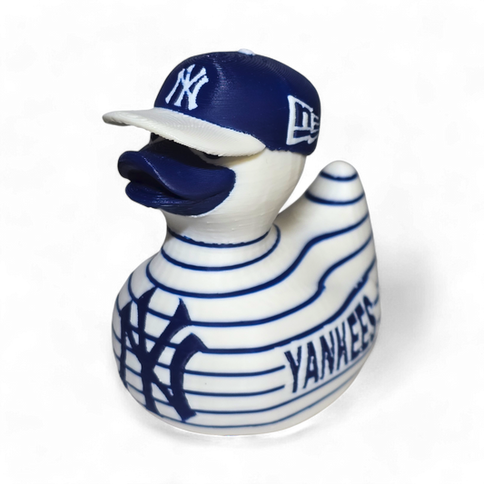 New York Yankees Duck-Joyful Ducks-offroad-duckduckjeep-wrangler-gladiator-3d-jeep duck-custom duck-Jeep