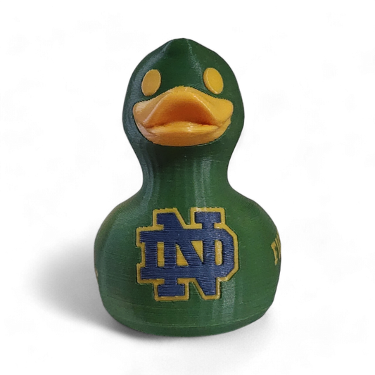 Notre Dame Fighting Irish Duck-Joyful Ducks-offroad-duckduckjeep-wrangler-gladiator-3d-jeep duck-custom duck-Jeep