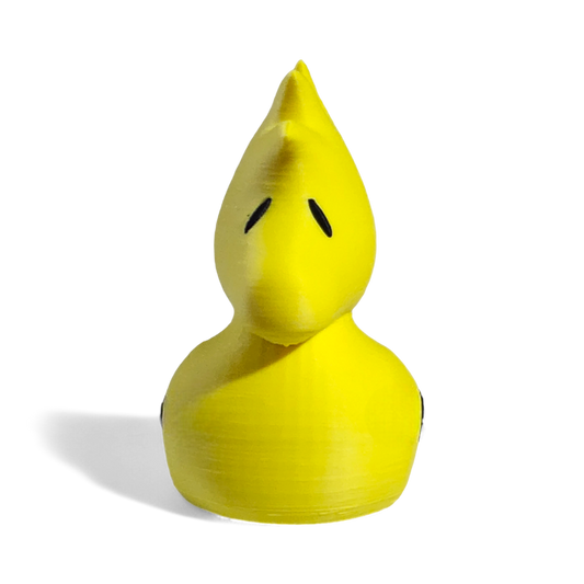 Yellow Cartoon Duck – 3D Printed Collectible Figurine