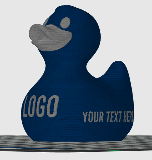 Custom Ducks with Logo & Side Text — Bulk Pricing for Events & Teams
