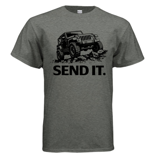 Send It Shirt-Joyful Ducks-offroad-duckduckjeep-wrangler-gladiator-3d-jeep duck-custom duck-Jeep