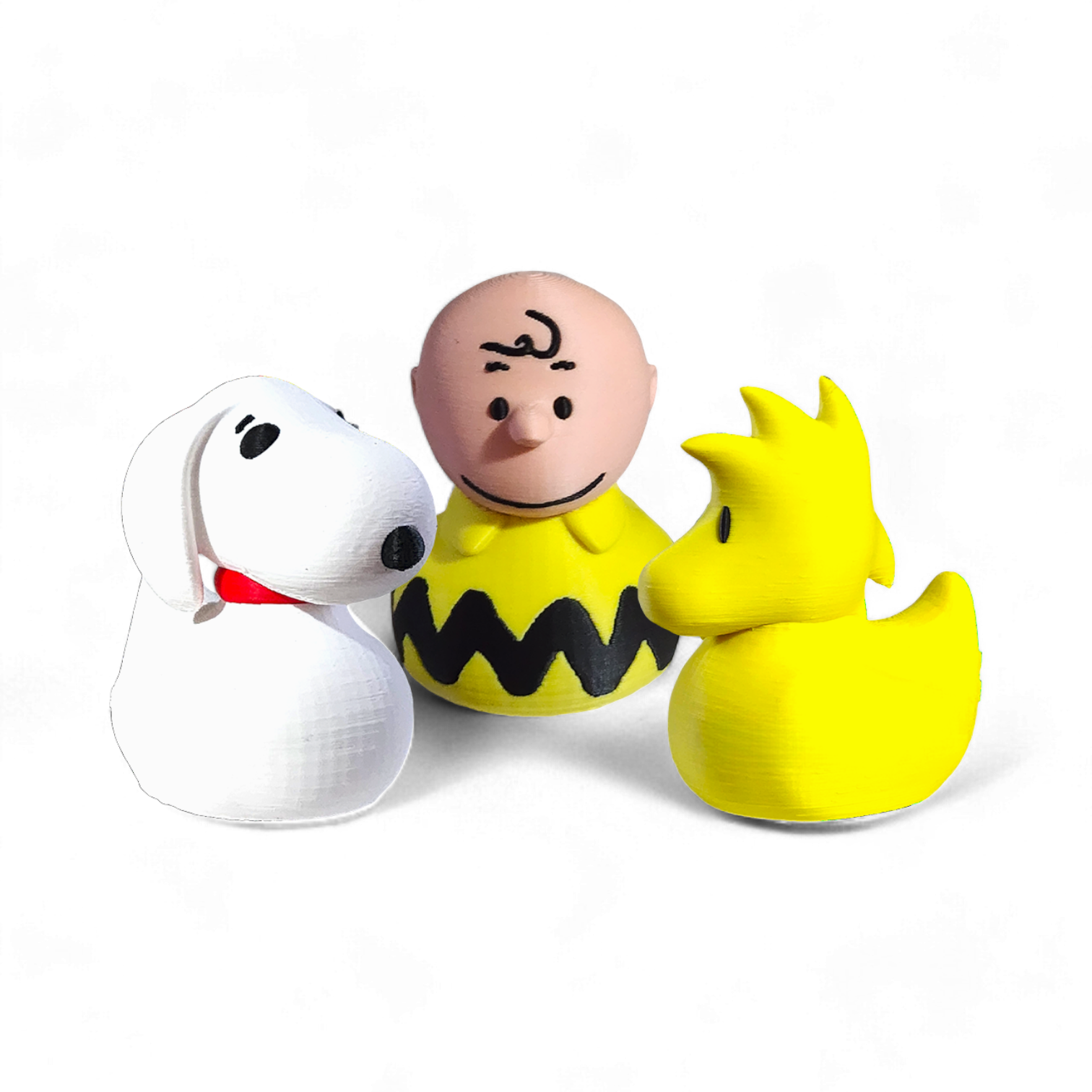 Snoopy, Woodstock & Charlie Inspired Duck Trio | 3D Printed Jeep Ducking Gift-Joyful Ducks-offroad-duckduckjeep-wrangler-gladiator-3d-jeep duck-custom duck-Jeep